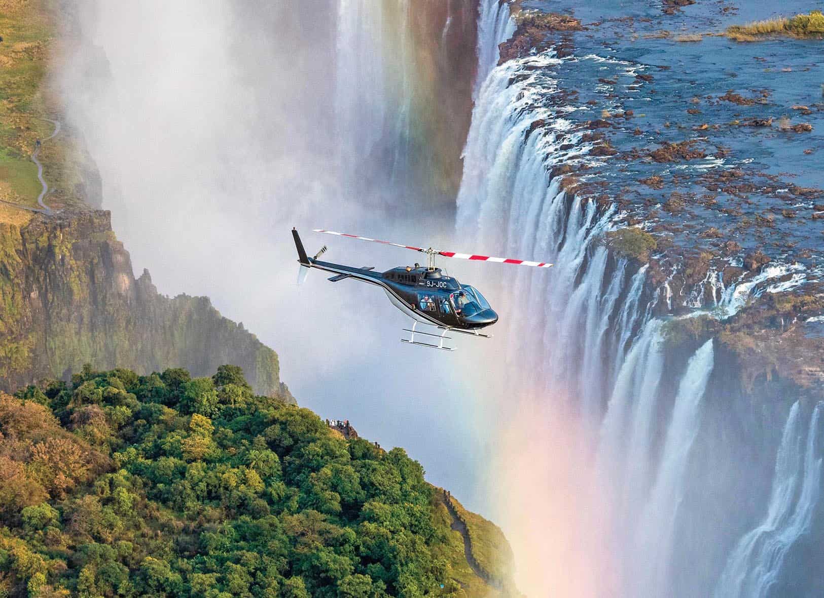 Victoria Falls Helicopter Flights | Remarkable Adventures Africa